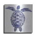 Luxe Metal Art 'Marine Turtle I' by Grace Popp, Metal Wall Art