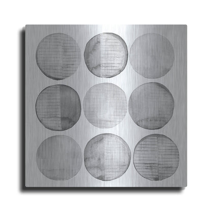 Luxe Metal Art 'Soft Circles I' by Grace Popp, Metal Wall Art