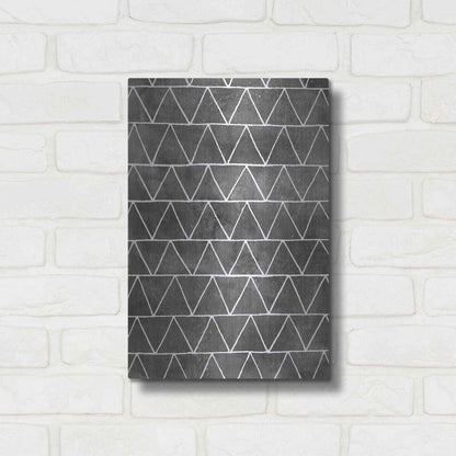 Luxe Metal Art 'Modern Monochrome II' by Grace Popp, Metal Wall Art,12x16