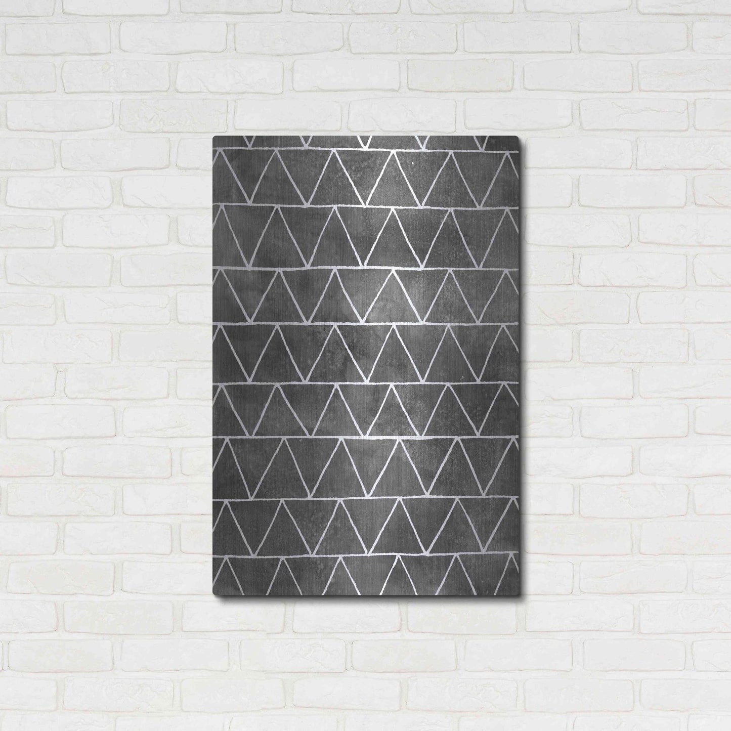 Luxe Metal Art 'Modern Monochrome II' by Grace Popp, Metal Wall Art,24x36