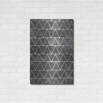 Luxe Metal Art 'Modern Monochrome II' by Grace Popp, Metal Wall Art,24x36