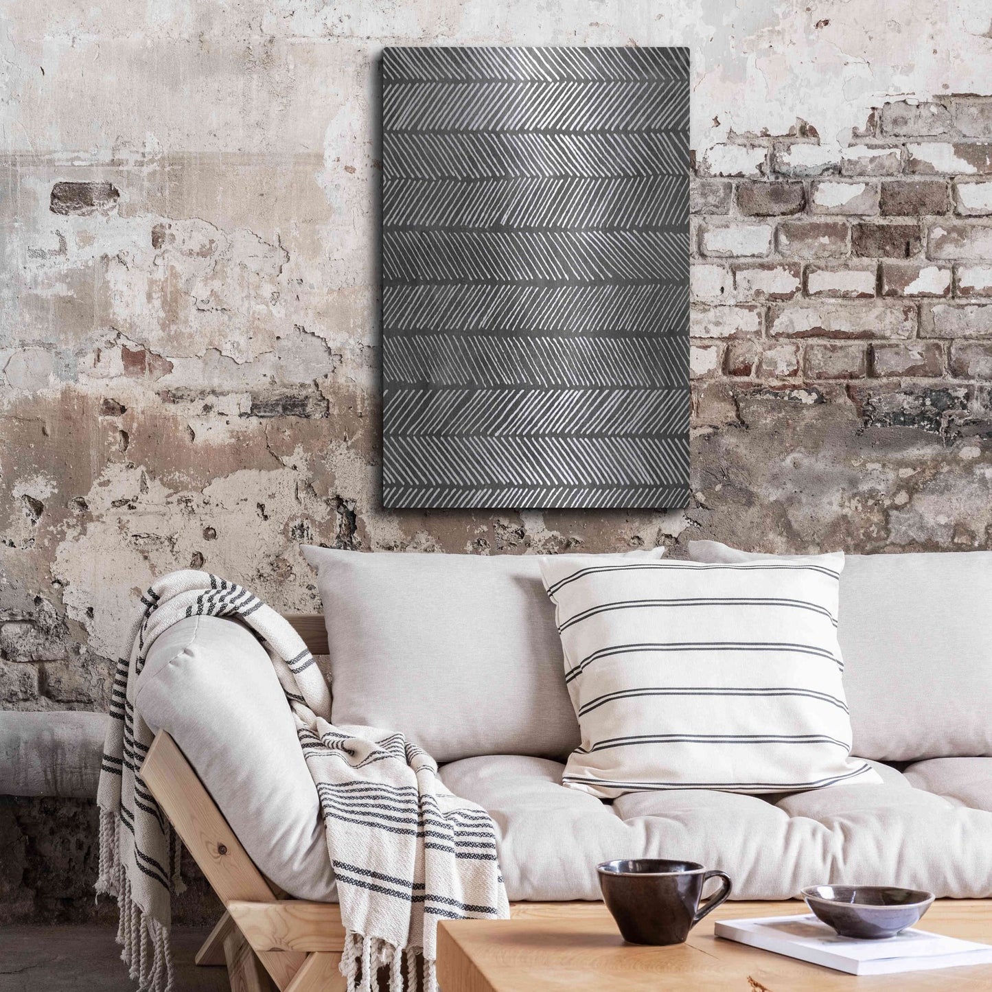 Luxe Metal Art 'Modern Monochrome I' by Grace Popp, Metal Wall Art,24x36
