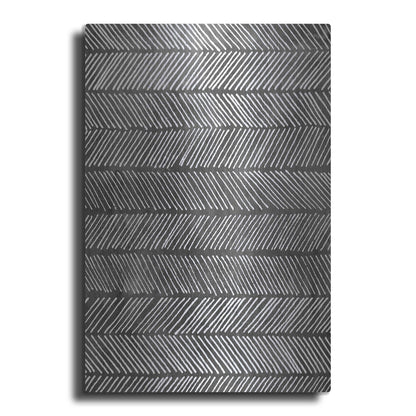 Luxe Metal Art 'Modern Monochrome I' by Grace Popp, Metal Wall Art