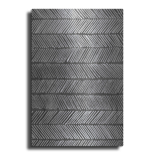 Luxe Metal Art 'Modern Monochrome I' by Grace Popp, Metal Wall Art
