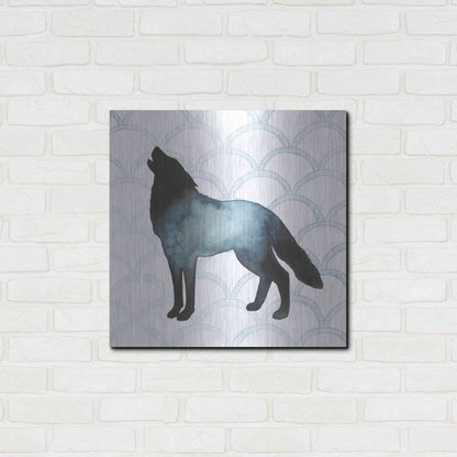 Luxe Metal Art 'Animal Silhouettes V' by Grace Popp, Metal Wall Art,24x24
