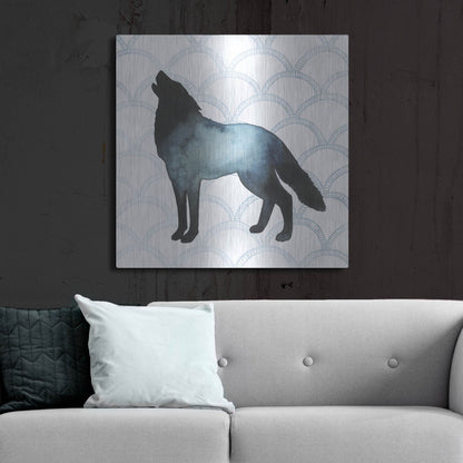 Luxe Metal Art 'Animal Silhouettes V' by Grace Popp, Metal Wall Art,36x36