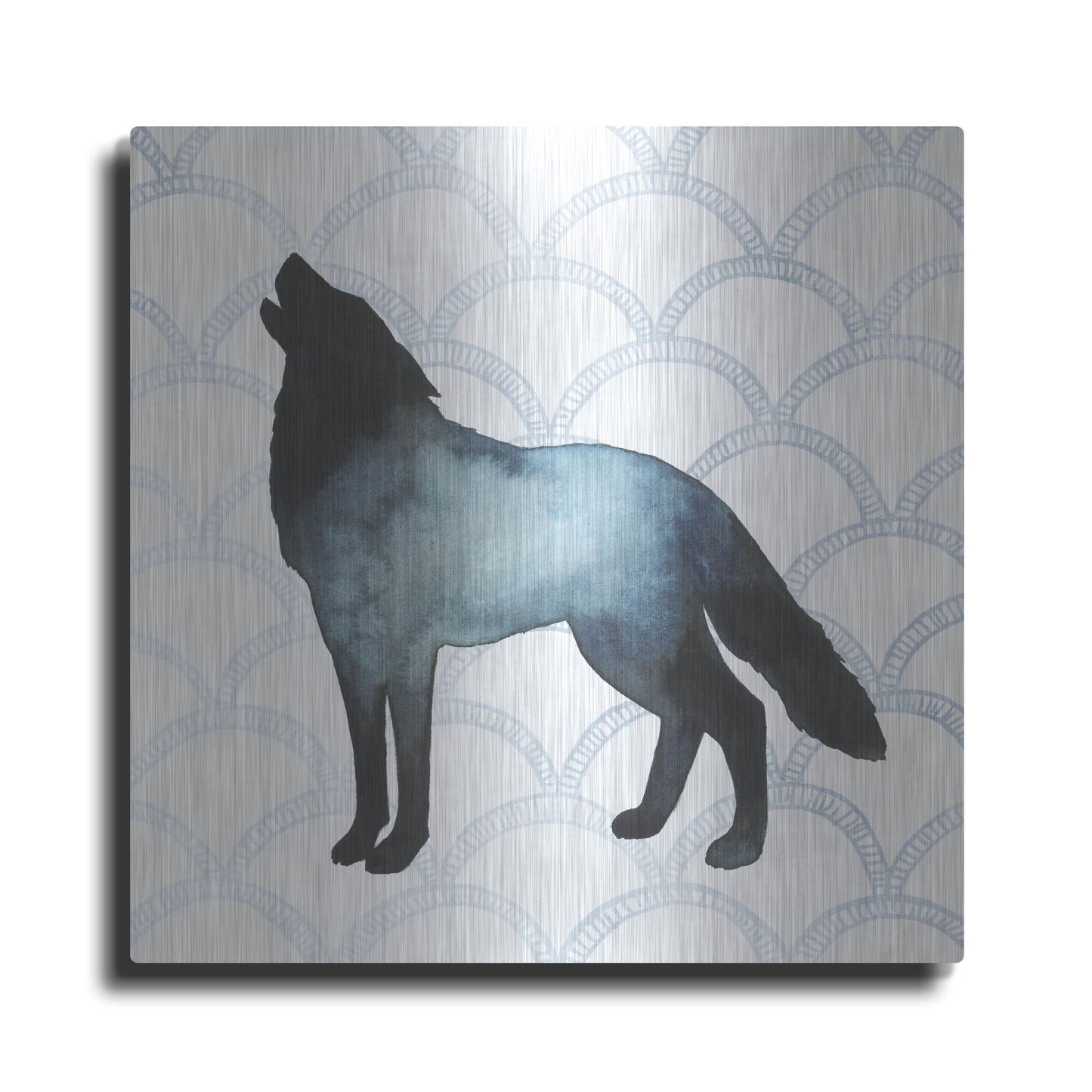 Luxe Metal Art 'Animal Silhouettes V' by Grace Popp, Metal Wall Art