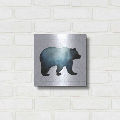 Luxe Metal Art 'Animal Silhouettes I' by Grace Popp, Metal Wall Art,12x12