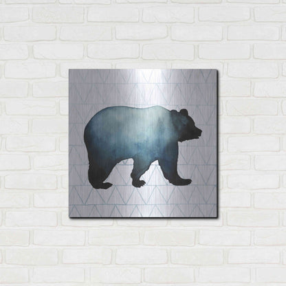 Luxe Metal Art 'Animal Silhouettes I' by Grace Popp, Metal Wall Art,24x24