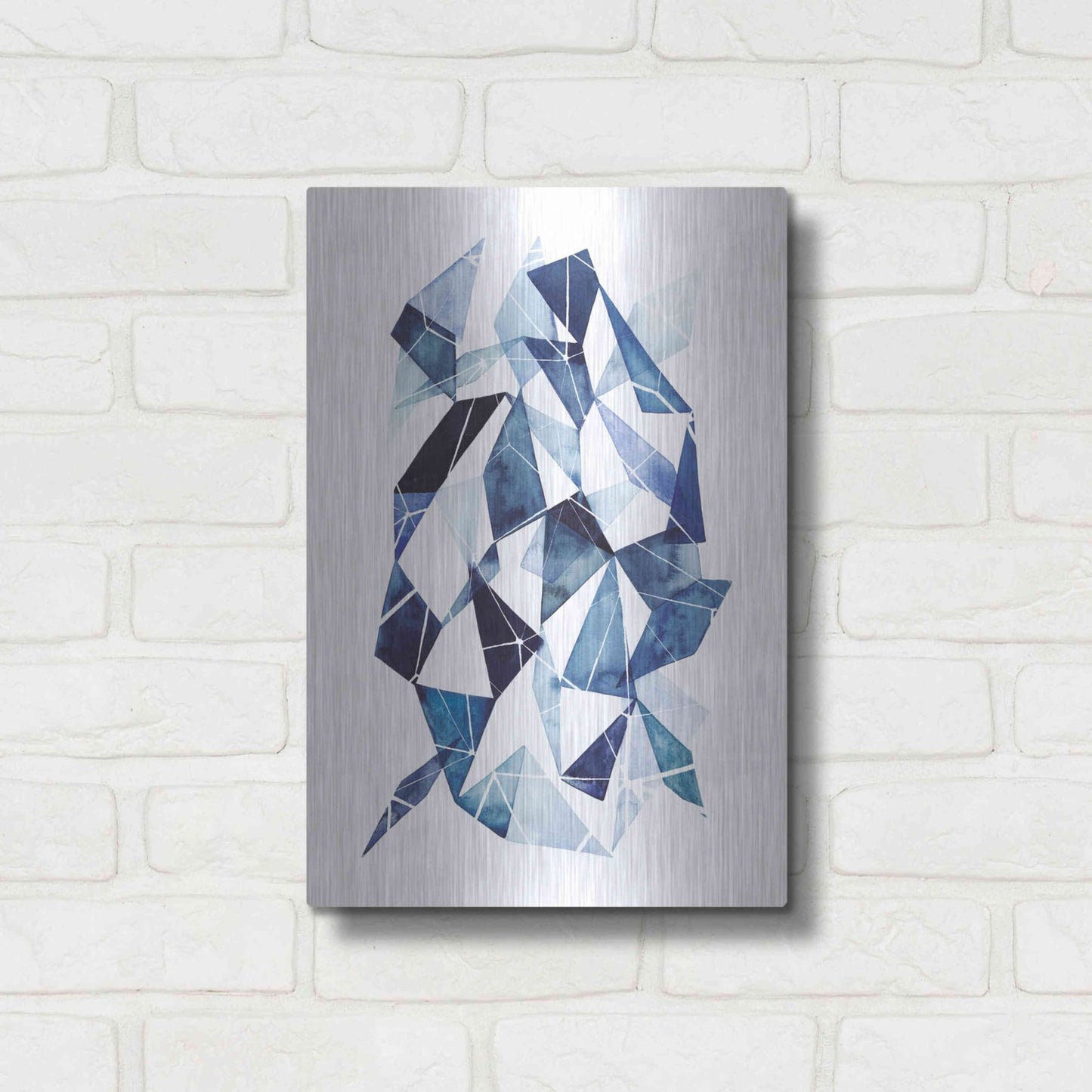 Luxe Metal Art 'Chrysalis II' by Grace Popp, Metal Wall Art,12x16