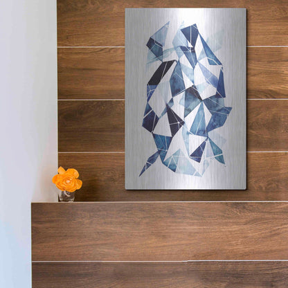 Luxe Metal Art 'Chrysalis II' by Grace Popp, Metal Wall Art,12x16