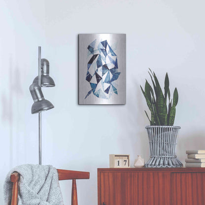 Luxe Metal Art 'Chrysalis II' by Grace Popp, Metal Wall Art,16x24