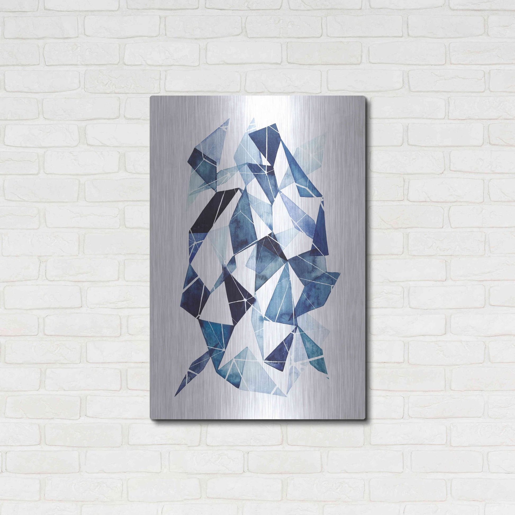 Luxe Metal Art 'Chrysalis II' by Grace Popp, Metal Wall Art,24x36