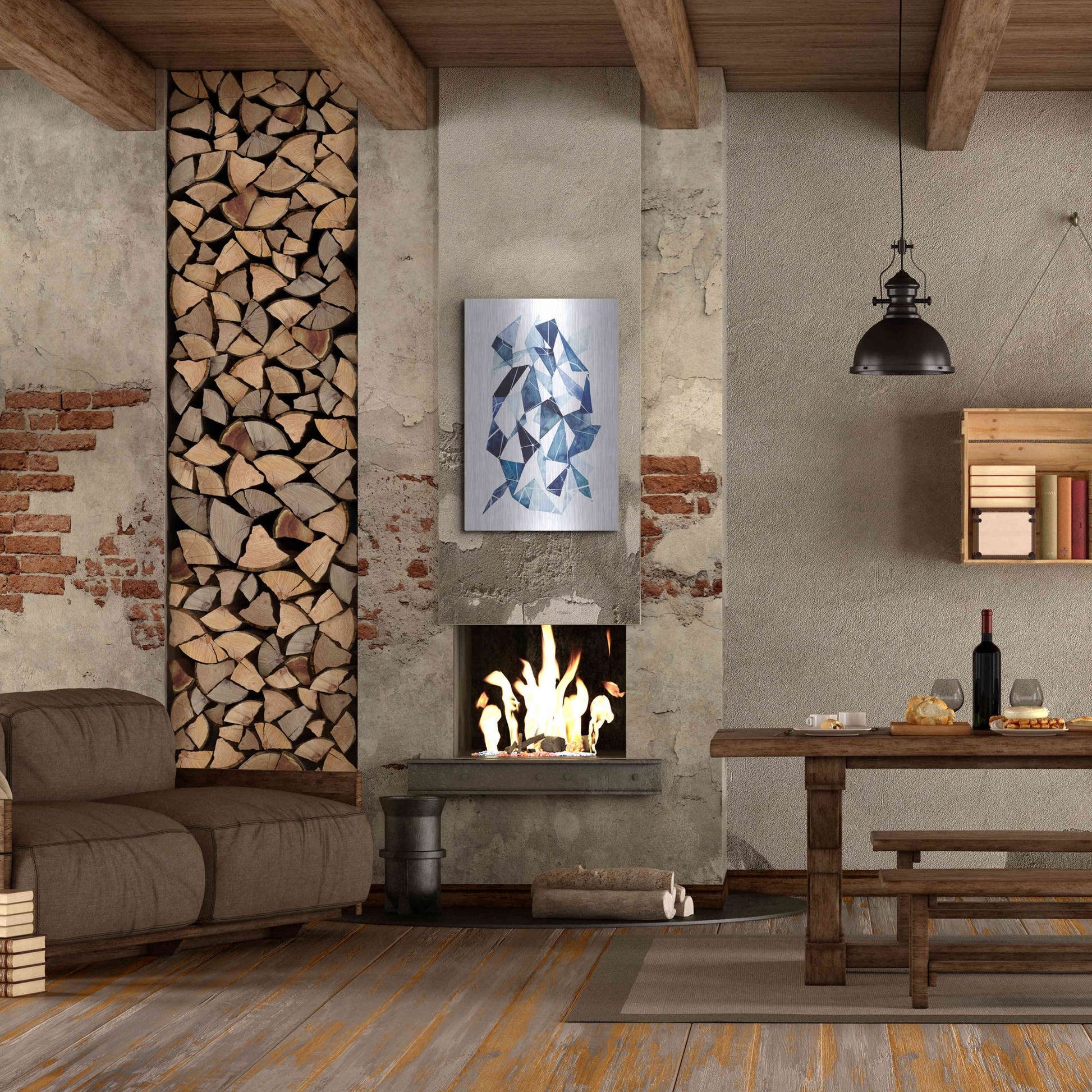 Luxe Metal Art 'Chrysalis II' by Grace Popp, Metal Wall Art,24x36