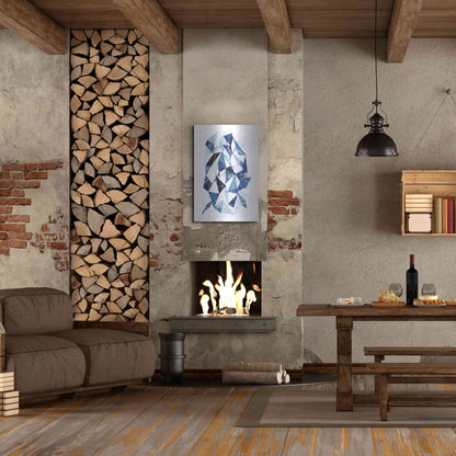 Luxe Metal Art 'Chrysalis II' by Grace Popp, Metal Wall Art,24x36