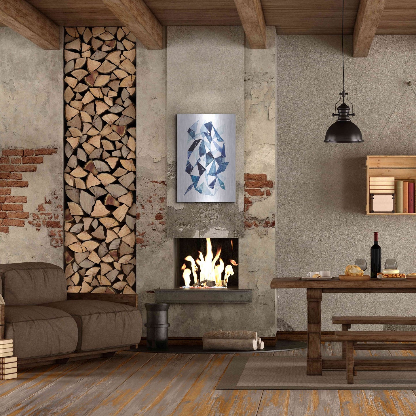 Luxe Metal Art 'Chrysalis II' by Grace Popp, Metal Wall Art,24x36