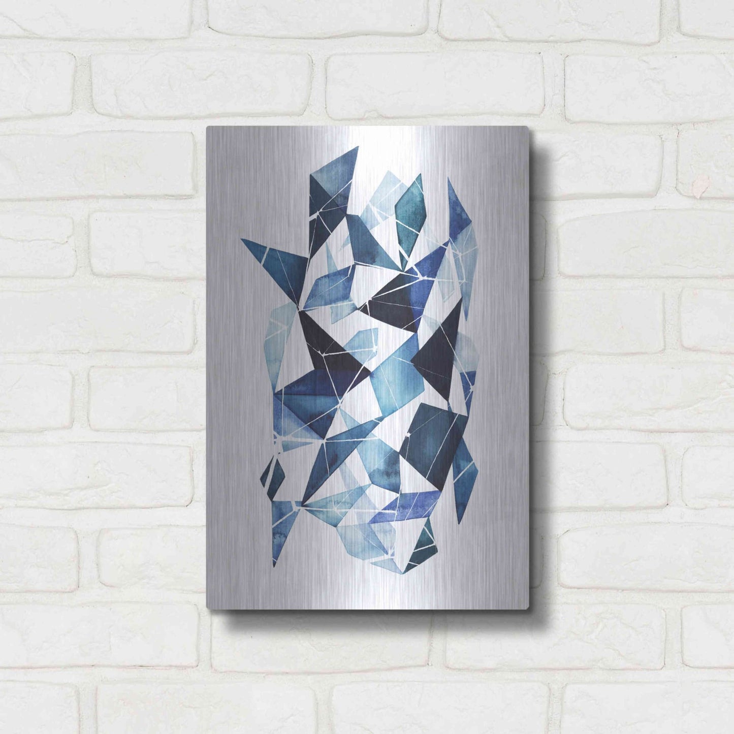 Luxe Metal Art 'Chrysalis I' by Grace Popp, Metal Wall Art,12x16