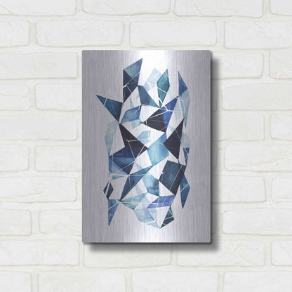 Luxe Metal Art 'Chrysalis I' by Grace Popp, Metal Wall Art,12x16