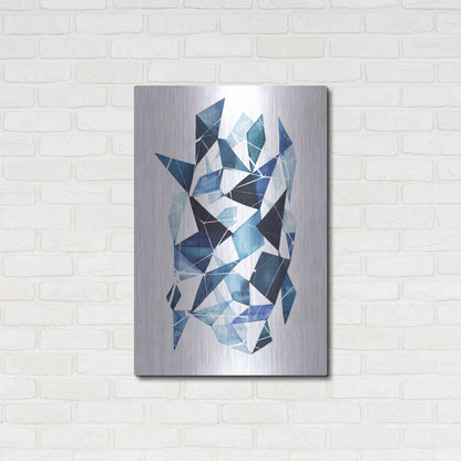 Luxe Metal Art 'Chrysalis I' by Grace Popp, Metal Wall Art,24x36