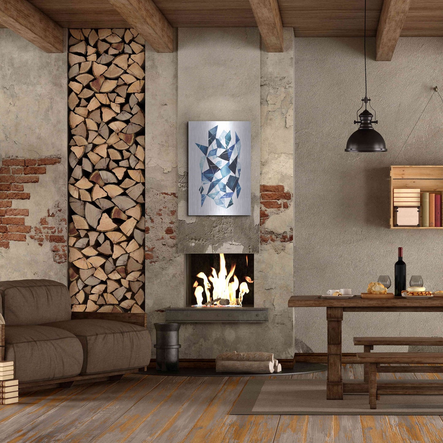 Luxe Metal Art 'Chrysalis I' by Grace Popp, Metal Wall Art,24x36