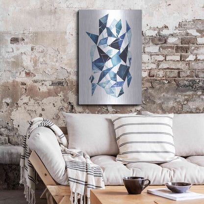 Luxe Metal Art 'Chrysalis I' by Grace Popp, Metal Wall Art,24x36