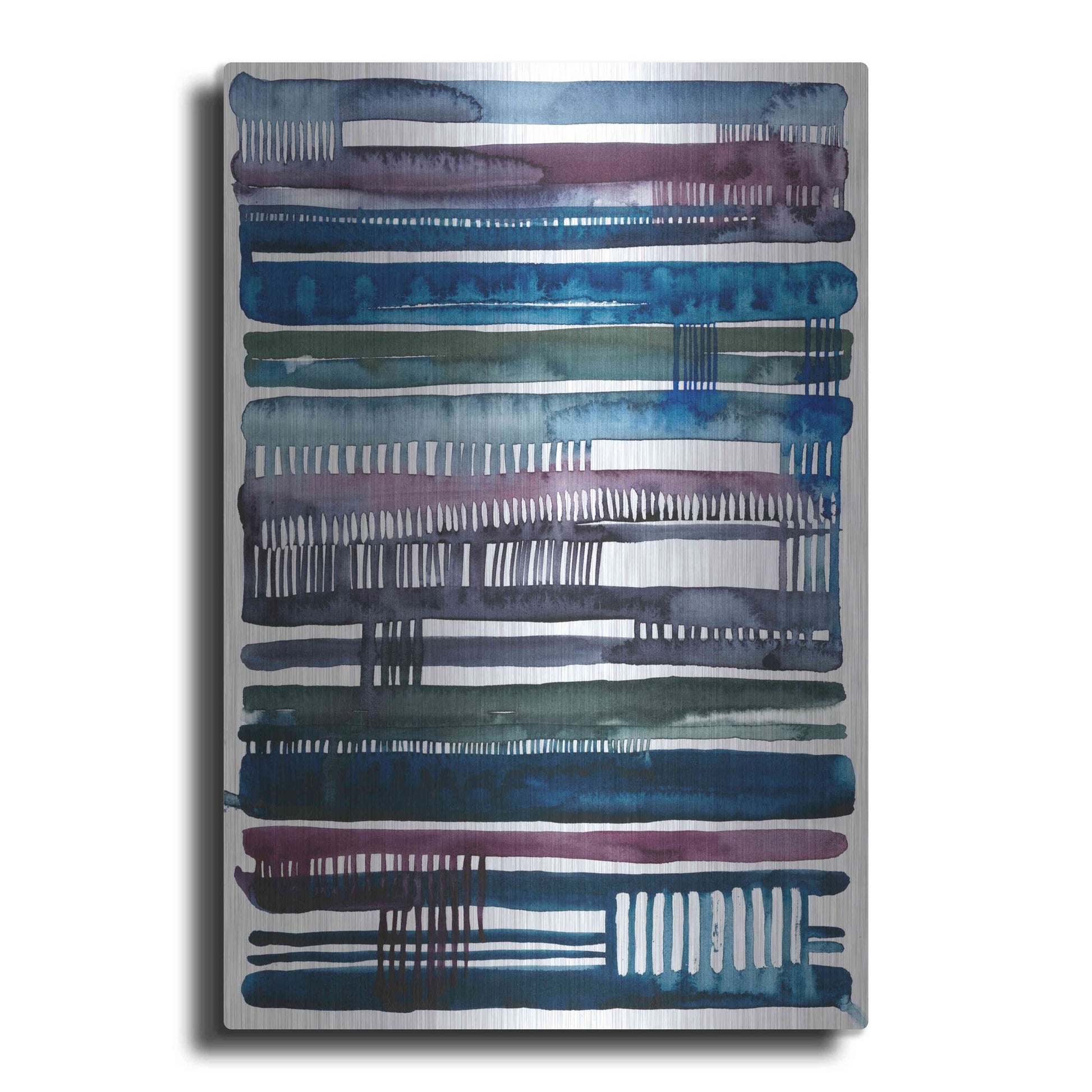 Luxe Metal Art 'Collapse II' by Grace Popp, Metal Wall Art