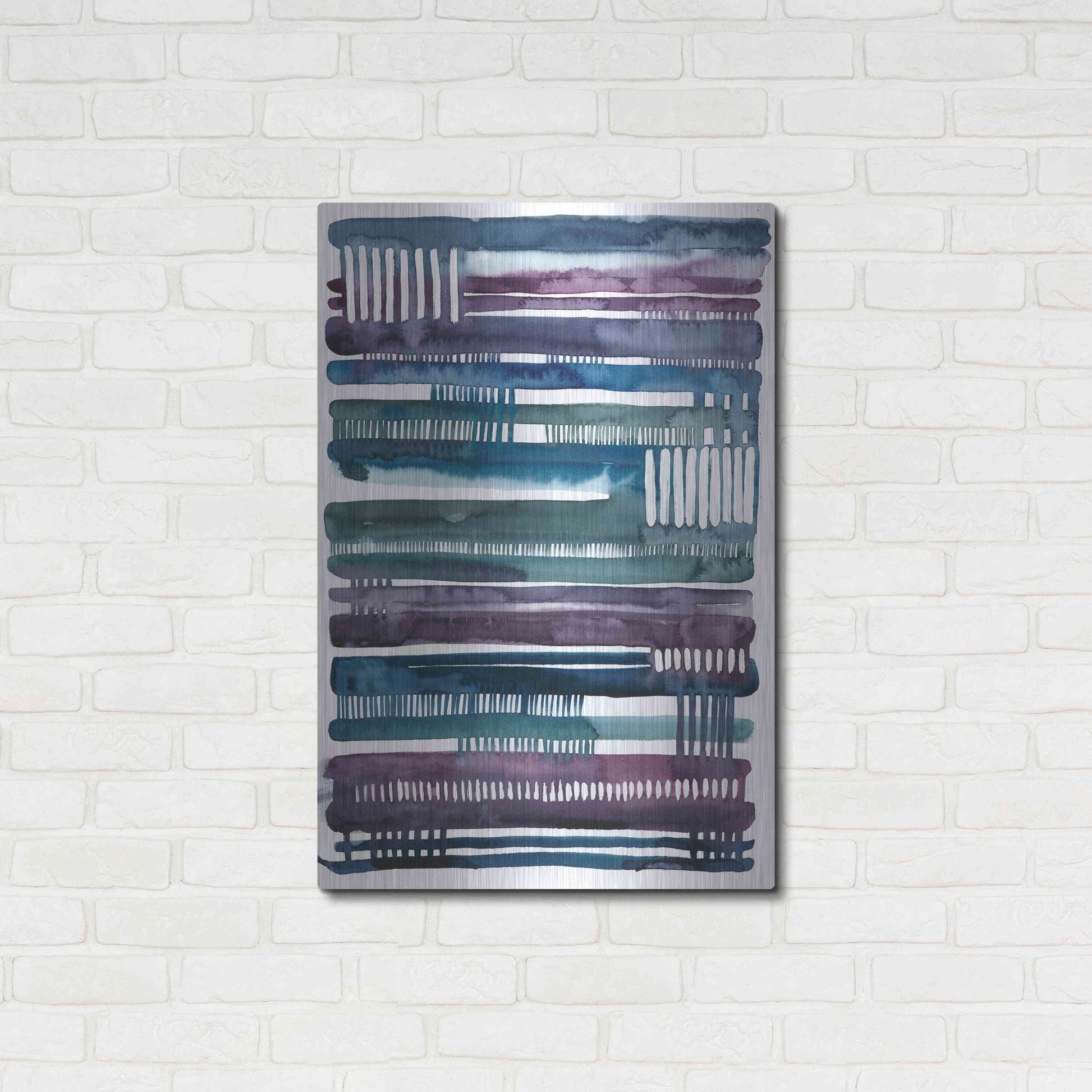 Luxe Metal Art 'Collapse I' by Grace Popp, Metal Wall Art,24x36