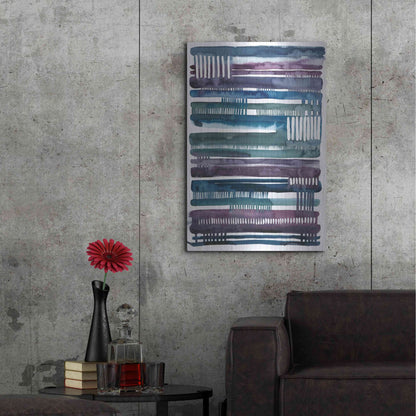 Luxe Metal Art 'Collapse I' by Grace Popp, Metal Wall Art,24x36