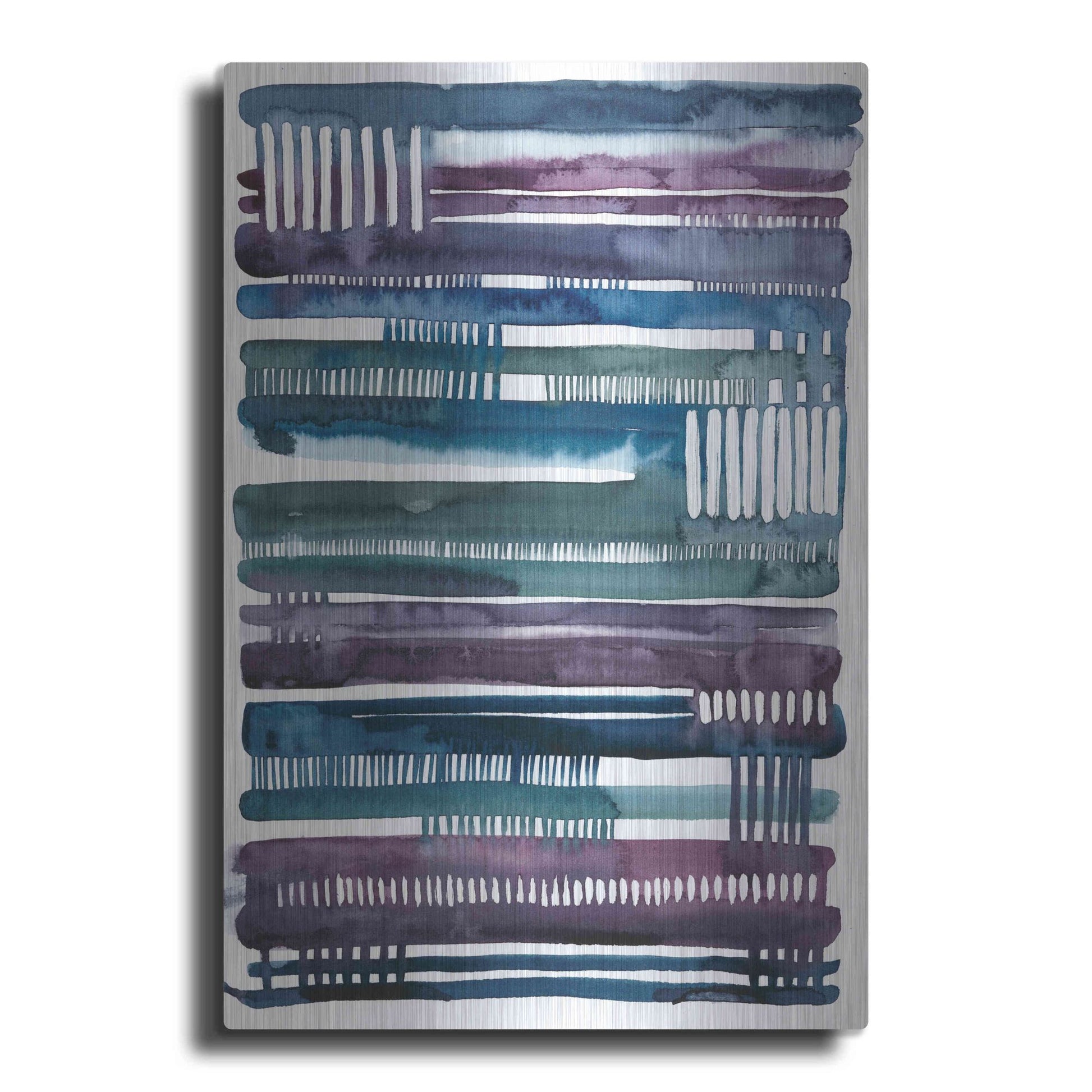 Luxe Metal Art 'Collapse I' by Grace Popp, Metal Wall Art