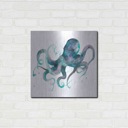 Luxe Metal Art 'Tentacles II' by Grace Popp, Metal Wall Art,24x24