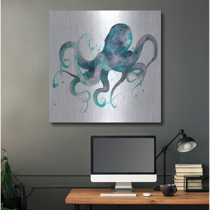 Luxe Metal Art 'Tentacles II' by Grace Popp, Metal Wall Art,36x36