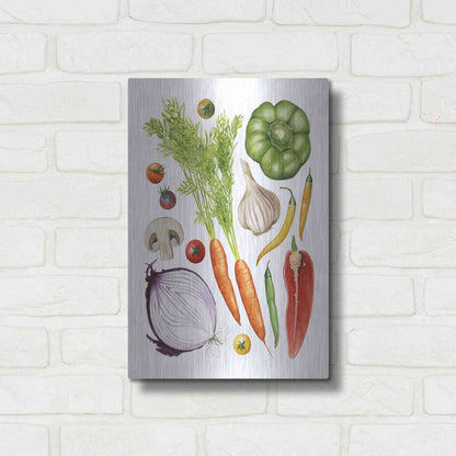 Luxe Metal Art 'Home Harvest I' by Grace Popp, Metal Wall Art,12x16