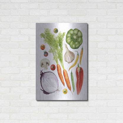 Luxe Metal Art 'Home Harvest I' by Grace Popp, Metal Wall Art,24x36