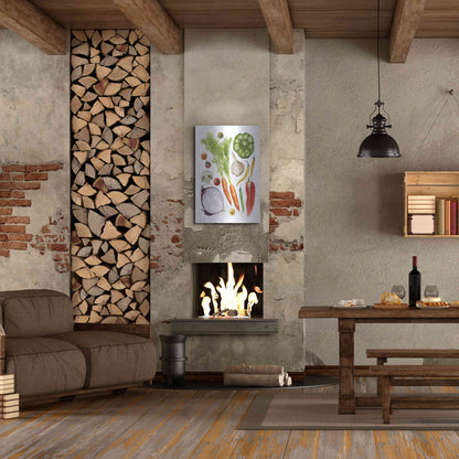 Luxe Metal Art 'Home Harvest I' by Grace Popp, Metal Wall Art,24x36