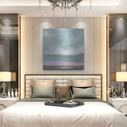 Luxe Metal Art 'Amethyst Marsh II' by Grace Popp, Metal Wall Art,36x36