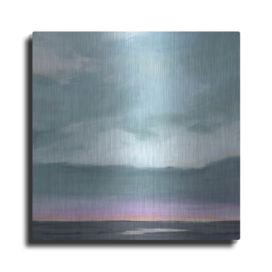 Luxe Metal Art 'Amethyst Marsh II' by Grace Popp, Metal Wall Art