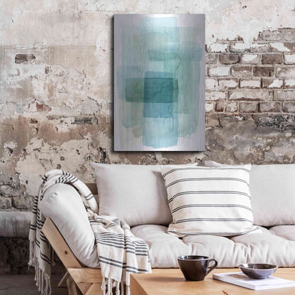 Luxe Metal Art 'Wave Spector I' by Grace Popp, Metal Wall Art,24x36