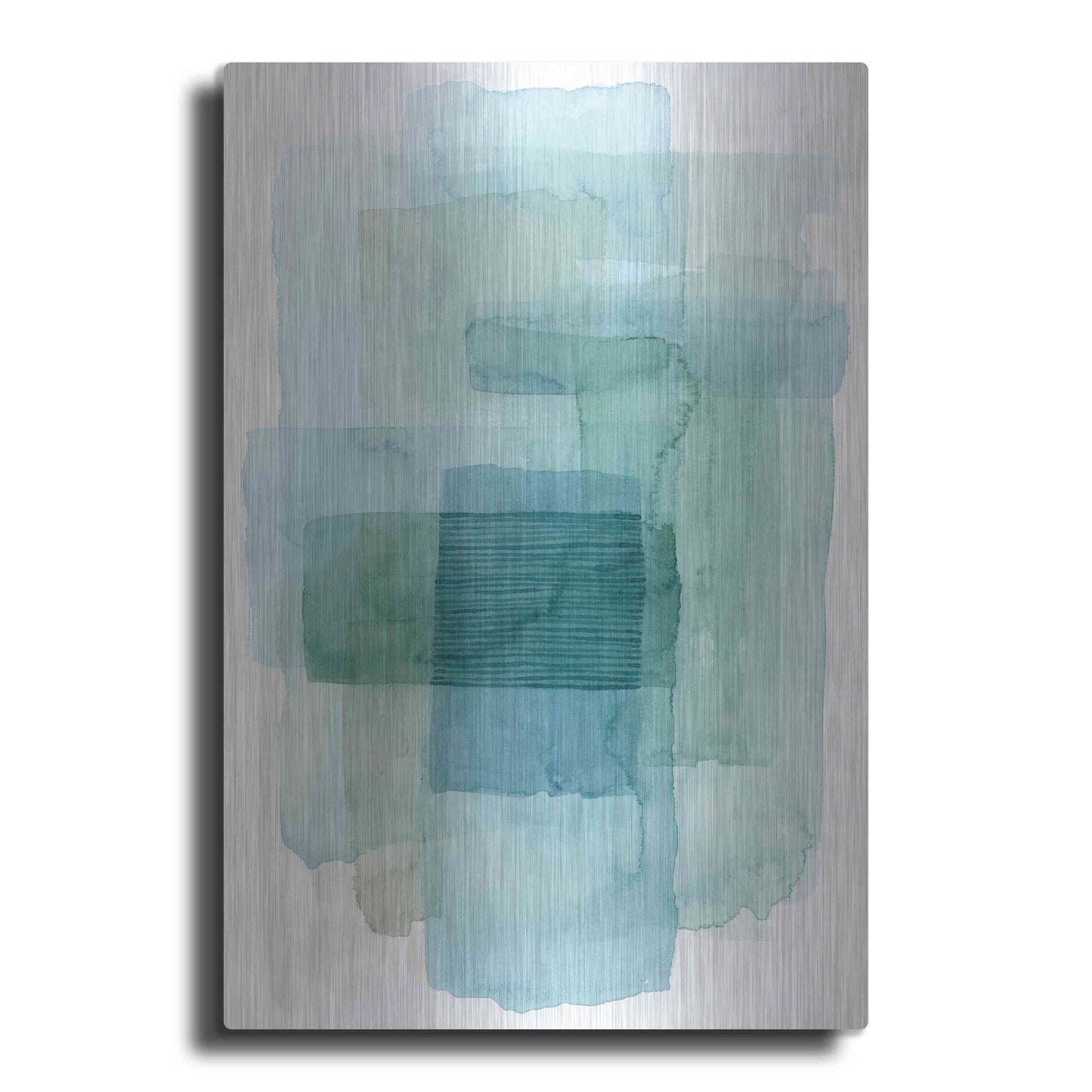 Luxe Metal Art 'Wave Spector I' by Grace Popp, Metal Wall Art