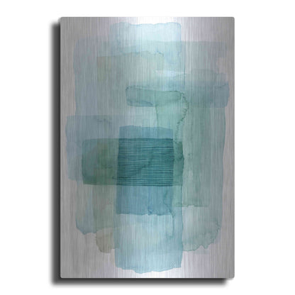 Luxe Metal Art 'Wave Spector I' by Grace Popp, Metal Wall Art