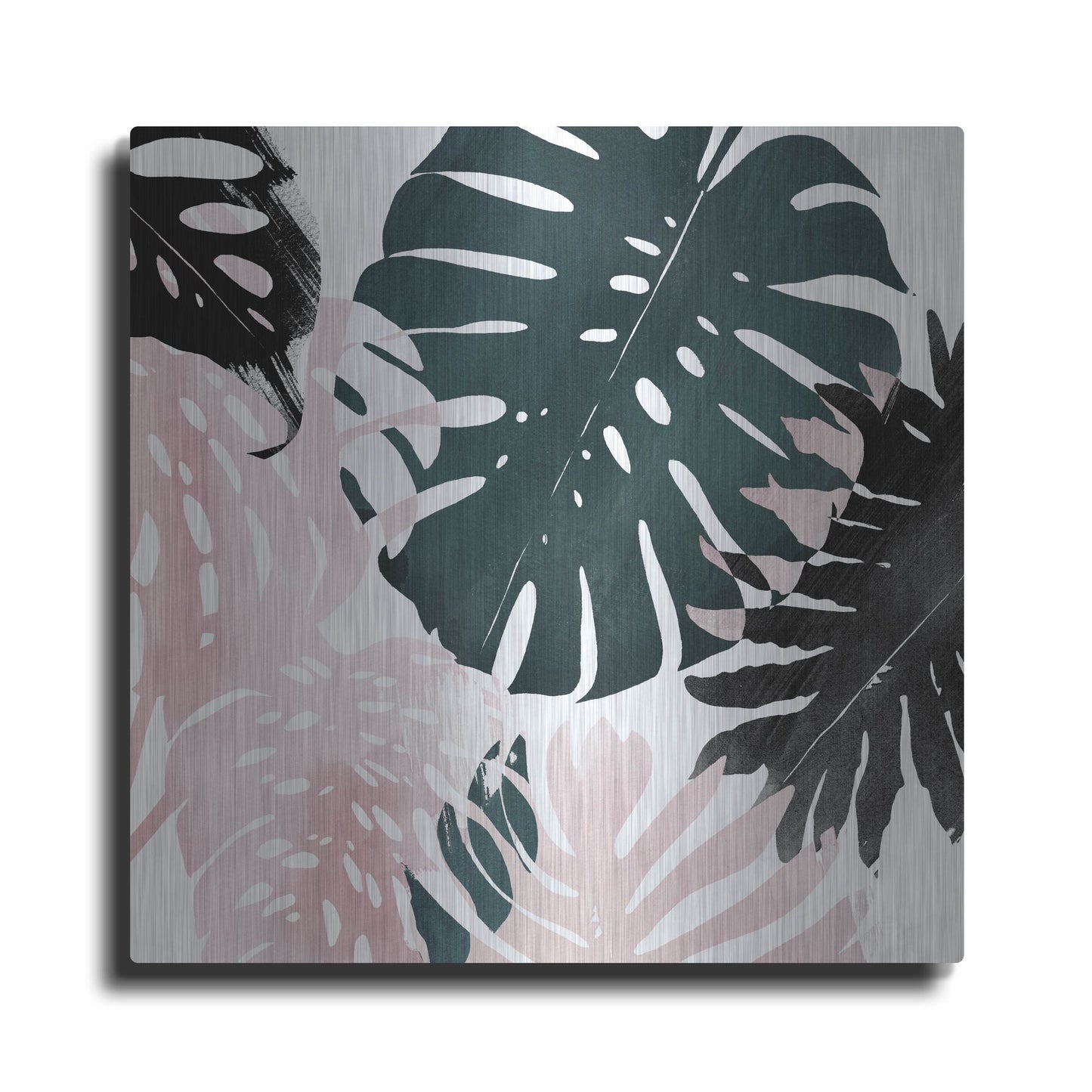 Luxe Metal Art 'Paradise Sweep II' by Grace Popp, Metal Wall Art