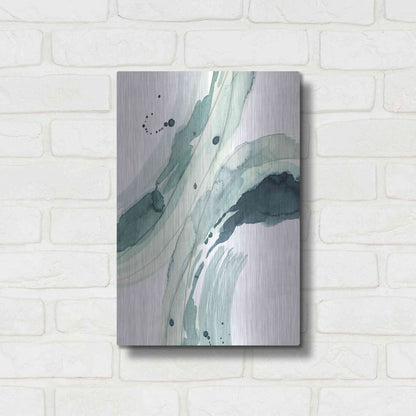 Luxe Metal Art 'Depth III' by Grace Popp, Metal Wall Art,12x16