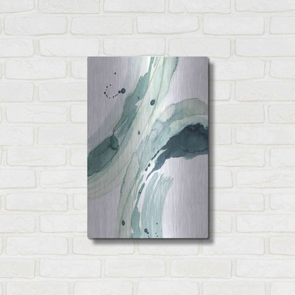 Luxe Metal Art 'Depth III' by Grace Popp, Metal Wall Art,16x24