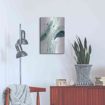 Luxe Metal Art 'Depth III' by Grace Popp, Metal Wall Art,16x24