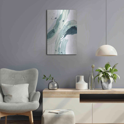 Luxe Metal Art 'Depth III' by Grace Popp, Metal Wall Art,16x24