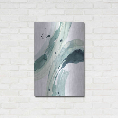 Luxe Metal Art 'Depth III' by Grace Popp, Metal Wall Art,24x36