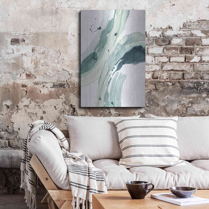 Luxe Metal Art 'Depth III' by Grace Popp, Metal Wall Art,24x36