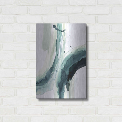 Luxe Metal Art 'Depth II' by Grace Popp, Metal Wall Art,16x24