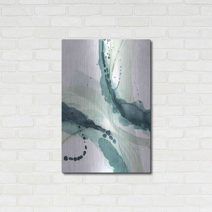 Luxe Metal Art 'Depth I' by Grace Popp, Metal Wall Art,24x36