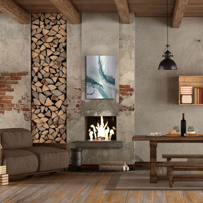 Luxe Metal Art 'Depth I' by Grace Popp, Metal Wall Art,24x36