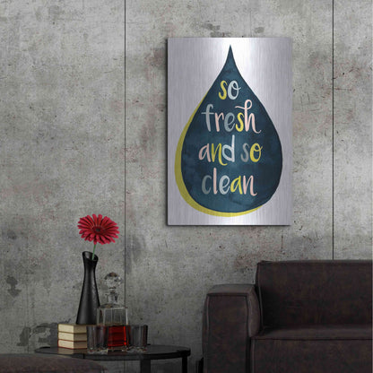 Luxe Metal Art 'Fresh Lav II' by Grace Popp, Metal Wall Art,24x36